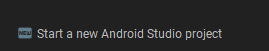 create new project android studio