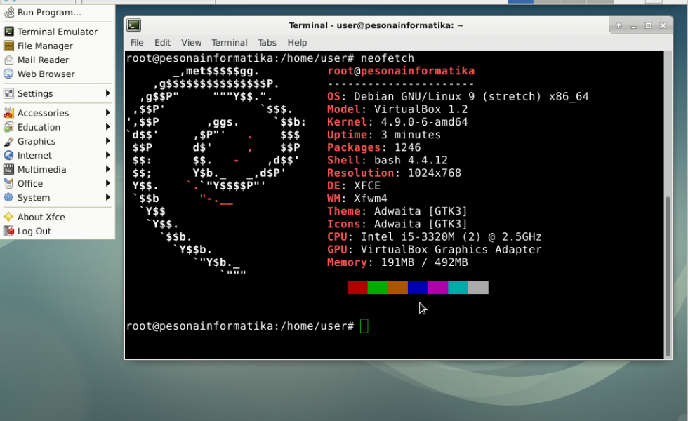Cara instal Desktop di Debian 9 - pesonainformatika.com