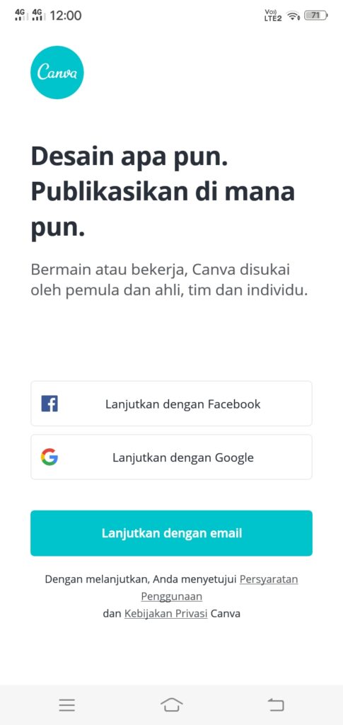 Keren Cara  membuat  poster di  canva  menggunakan android 