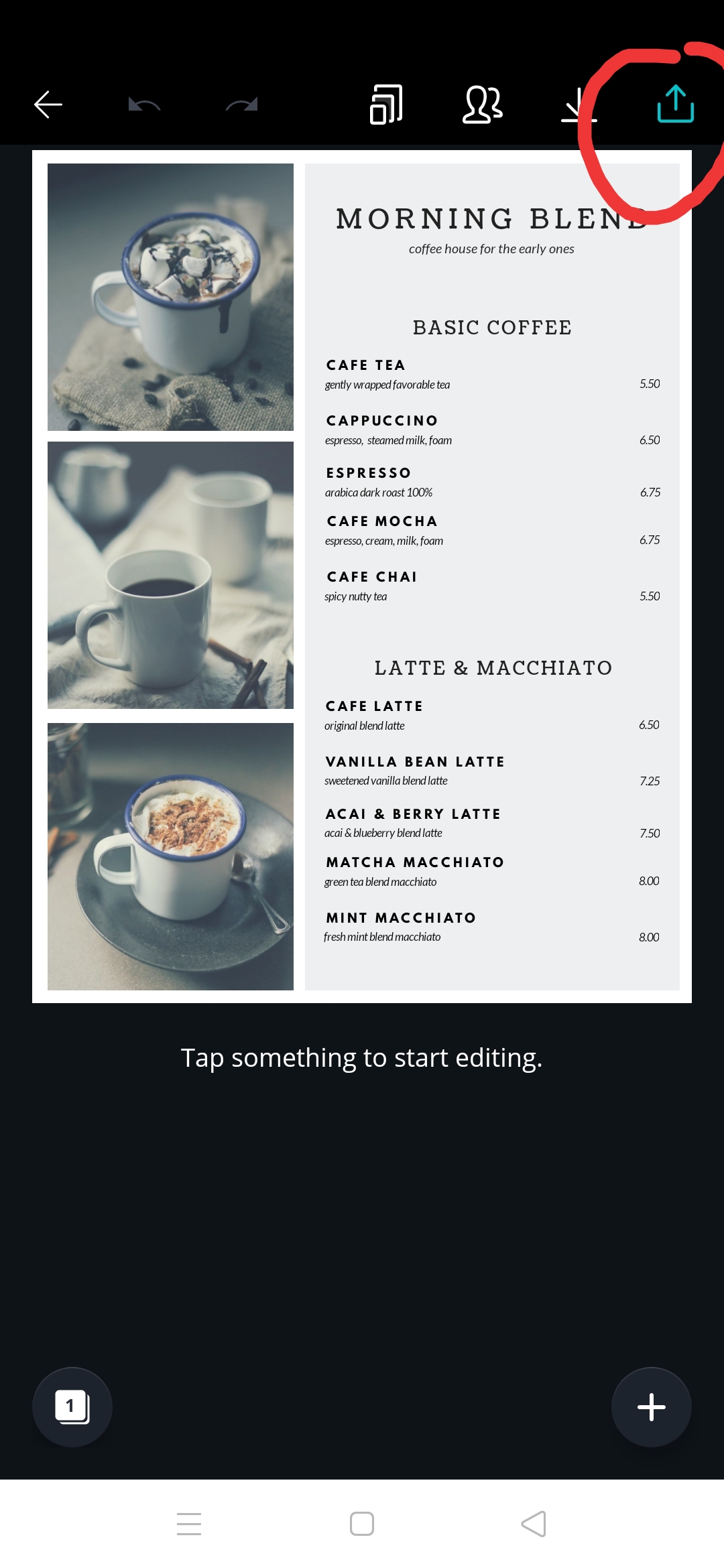 cara membuat daftar menu di android