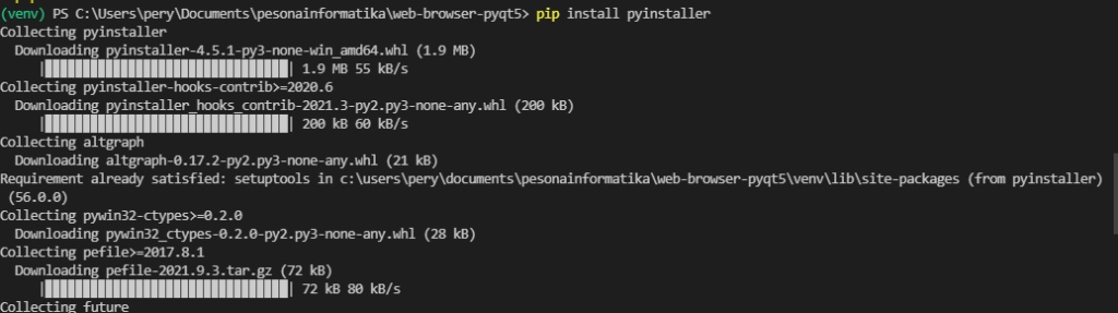 Cara Mengubah file python menjadi Executable file - pesonainformatika.com